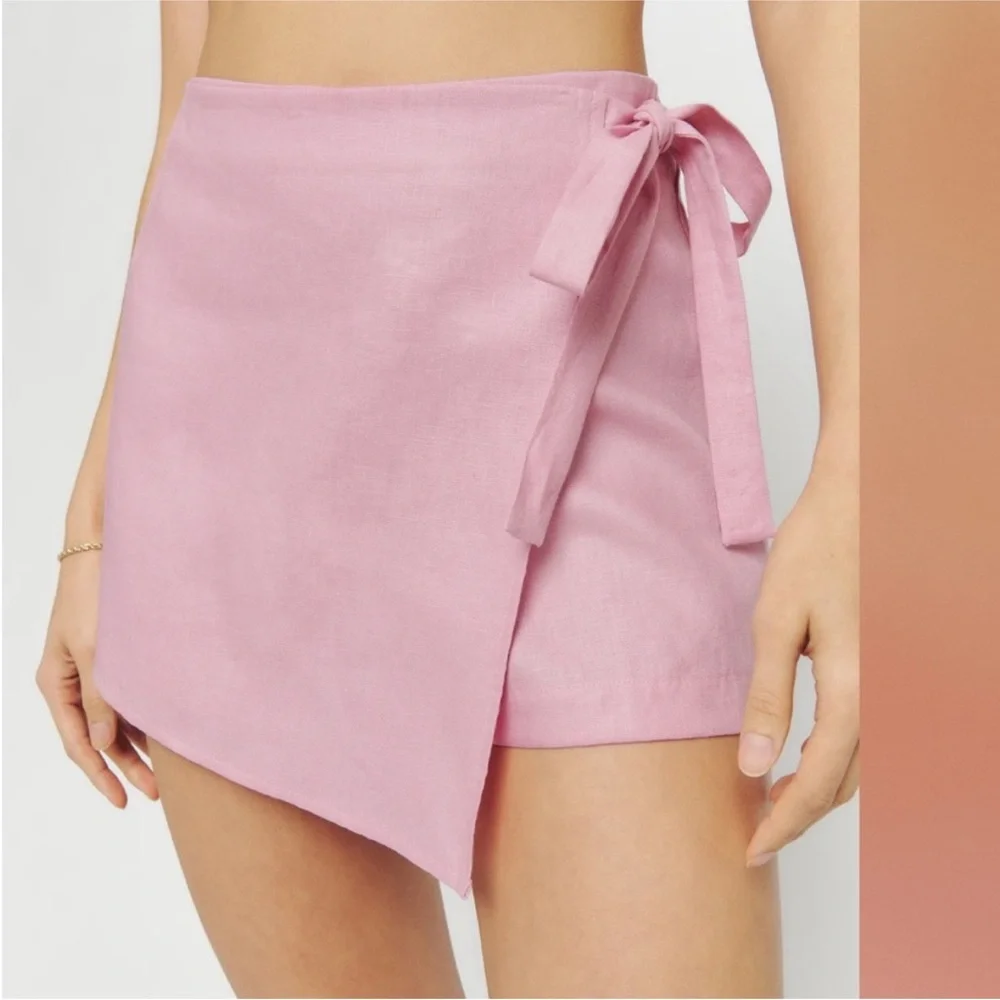 Reformation France Linen Two Piece Set